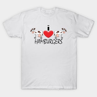 I Heart Hamburgers T-Shirt